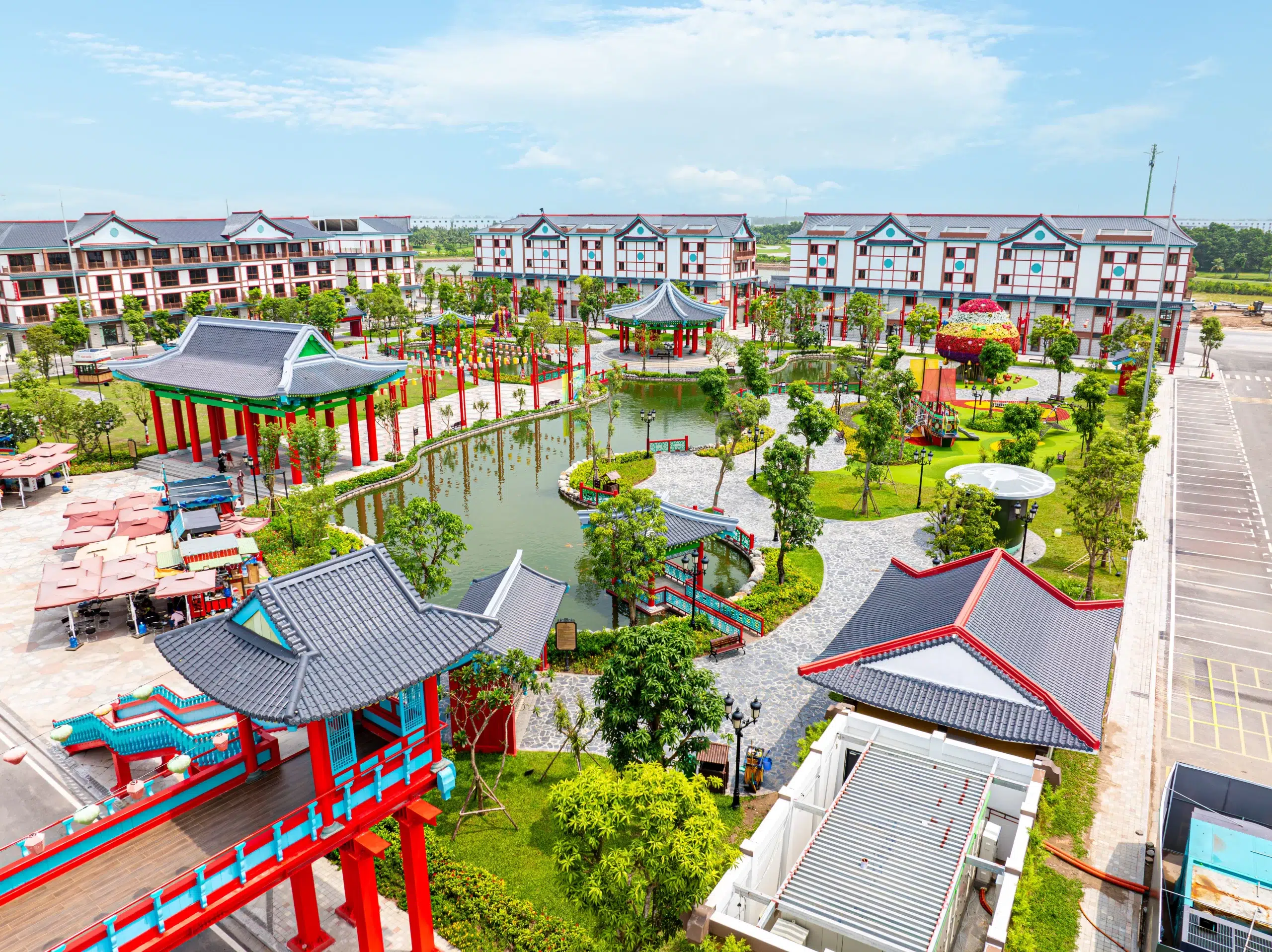 Phân khu Đảo Thiên Đường 2 công viên tại đảo hoàng gia vinhomes vũ yên