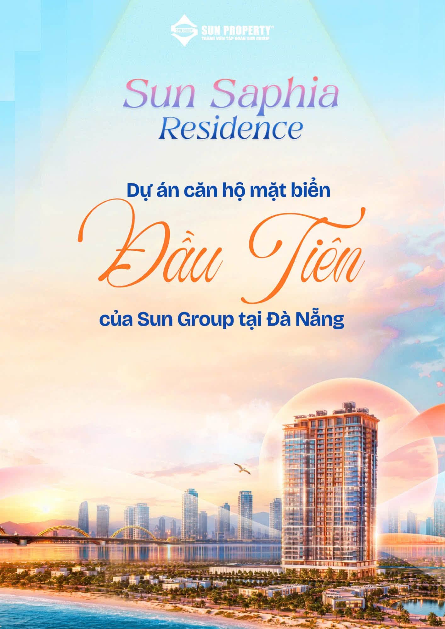 Sun Saphia Residence Đà Nẵng: Thông tin vị trí, quy mô và loại hình căn hộ 1 Căn hộ Sun Saphia Residence của Sun Group tại Đà Nẵng